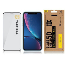 Taktinis „Apple iPhone 11 / XR“ stiklas 2.5D „Full Glue“ juodas Taktinis „Apple iPhone 11 / XR“ stiklas 2.5D „Full Glue“ juodas