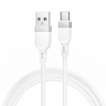 Hoco X109 Energy silicone charging data cable Type-C(L 1M) White