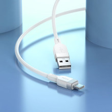 Hoco X109 Energy silicone charging data cable Type-C(L 1M) White