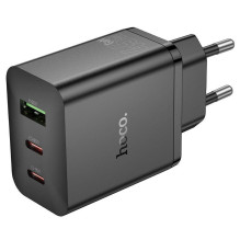 Hoco N50 Scenery PD45W(2C1A) charger(EU) Black