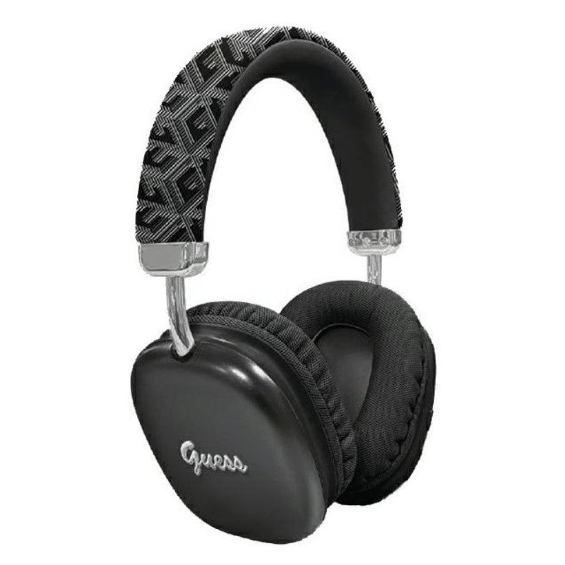 Guess Gcube Metallic Script Logo Bluetooth Black