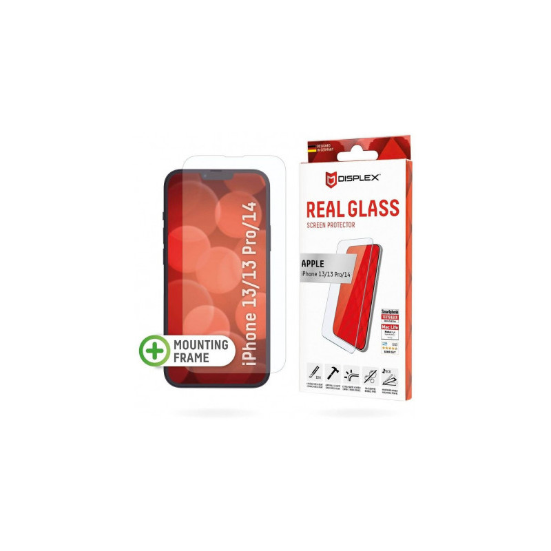 DISPLEX Real 2D Screen Glass for iPhone 13 / 13 Pro / 14 / 16e
