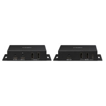 HDBaseT Siųstuvas - Lindy 100m Cat.6A Type C 4K60 Vaizdo Duomenų HDBaseT 3.0 Išplėtiklis 100W Juodas