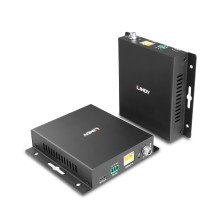 HDBaseT Siųstuvas - Lindy 100m Cat.6A Type C 4K60 Vaizdo Duomenų HDBaseT 3.0 Išplėtiklis 100W Juodas