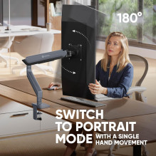 MONITOR ACC DESK MOUNT / 17-45" GRAPHITE G95-G ONKRON