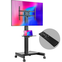 TV SET ACC MOBILE STAND / 43-75" / BLACK TS1552E-B ONKRON TV SET ACC MOBILE STAND / 43-75" / BLACK TS1552E-B ONKRON