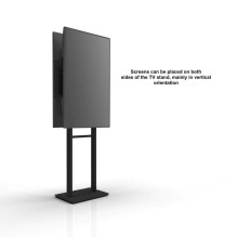 TV SET ACC MOBILE STAND / 55-100 / BLACK FPRO2L-20-B ONKRON TV SET ACC MOBILE STAND / 55-100 / BLACK FPRO2L-20-B ONKRON