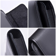 ROYAL universal horizontal leather belt holster size V for SAMSUNG FLIP 1 / 2 / 3 / 4 / HUAWEI P50 Pocket / MOTOROLA RAZ