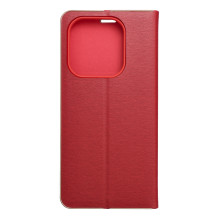 Flip case for Xiaomi Redmi NOTE 14 4G (GLOBAL - 164,84mm x 78,15mm x 8,16mm) Luna Book Gold red