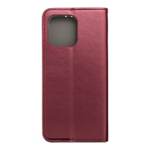 Atverčiamas dėklas Motorola G56 5G Smart Magneto bordo spalvos Atverčiamas dėklas Motorola G56 5G Smart Magneto bordo spalvos