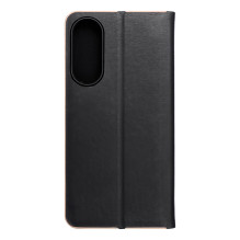 Flip case for Samsung S25 EDGE Luna Book Gold black
