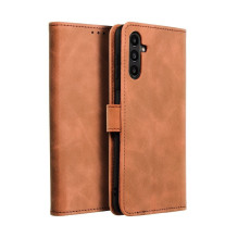 Atverčiamas dėklas, skirtas „Samsung A13 5G / A04S Tender Book“, rudas Atverčiamas dėklas, skirtas „Samsung A13 5G / A04S Tender Book“, rudas