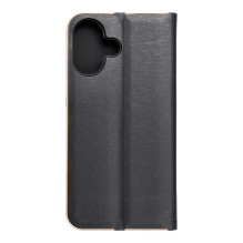 Flip case for iPhone 17 Luna Book Gold black Flip case for iPhone 17 Luna Book Gold black