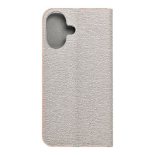 Flip case for iPhone 17 Luna Book Gold silver Flip case for iPhone 17 Luna Book Gold silver