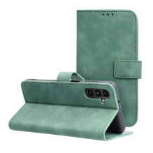 Atverčiamas dėklas, skirtas „Samsung A13 5G / A04S Tender Book“, žalias Atverčiamas dėklas, skirtas „Samsung A13 5G / A04S Tender Book“, žalias