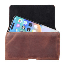 ROYAL Crazy Horse universal horizontal leather belt holster size XL IPHONE 13 PRO MAX / 14 PRO MAX / SAMSUNG S21 PLUS / ROYAL Crazy Horse universal horizontal leather belt holster size XL IPHONE 13 PRO MAX / 14 PRO MAX / SAMSUNG S21 PLUS /
