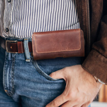 ROYAL Crazy Horse universal horizontal leather belt holster size XL IPHONE 13 PRO MAX / 14 PRO MAX / SAMSUNG S21 PLUS / ROYAL Crazy Horse universal horizontal leather belt holster size XL IPHONE 13 PRO MAX / 14 PRO MAX / SAMSUNG S21 PLUS /