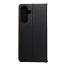 Atverčiamas dėklas, skirtas Samsung A17 Luna Book, auksinės spalvos Atverčiamas dėklas, skirtas Samsung A17 Luna Book, auksinės spalvos