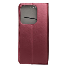 Atverčiamas dėklas Xiaomi Redmi 15C (173,16 x 81,07 x 8,2) Smart Magneto bordo spalvos Atverčiamas dėklas Xiaomi Redmi 15C (173,16 x 81,07 x 8,2) Smart Magneto bordo spalvos