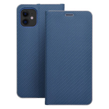 iPhone 17 PRO MAX Luna Book atverčiamas dėklas, anglies mėlynas iPhone 17 PRO MAX Luna Book atverčiamas dėklas, anglies mėlynas