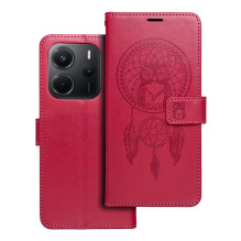 MEZZO dėklas, skirtas XIAOMI Redmi Note 14 5G, sapnų gaudyklė, rausvai raudona MEZZO dėklas, skirtas XIAOMI Redmi Note 14 5G, sapnų gaudyklė, rausvai raudona