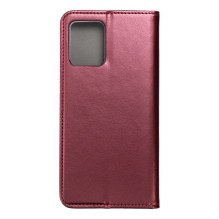 Flip case for Motorola G54 Smart Magneto burgundy