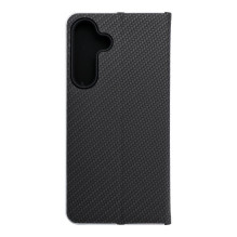 Atverčiamas dėklas, skirtas Samsung S25 FE Luna Book, anglies juodumo spalvos Atverčiamas dėklas, skirtas Samsung S25 FE Luna Book, anglies juodumo spalvos
