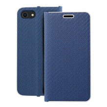 Atverčiamas dėklas, skirtas iPhone 7 / 8 / SE 2020 / SE 2022 Luna Book, anglies mėlynos spalvos Atverčiamas dėklas, skirtas iPhone 7 / 8 / SE 2020 / SE 2022 Luna Book, anglies mėlynos spalvos