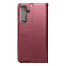 Atverčiamas dėklas, skirtas „Samsung A35 Smart Magneto“, bordo spalvos