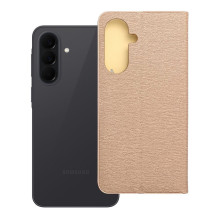 Atverčiamas dėklas, skirtas „Samsung A37 5G Luna Book“, auksinis, auksinis Atverčiamas dėklas, skirtas „Samsung A37 5G Luna Book“, auksinis, auksinis