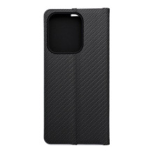 Flip case for Xiaomi Redmi 15C (173,16 x 81,07 x 8,2) Luna Book Carbon black