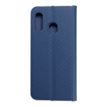 Flip case for Samsung A20e Luna Book Carbon blue