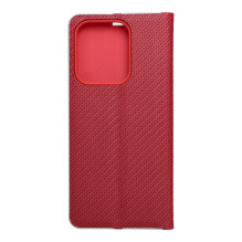 Flip case for Xiaomi Redmi 15C (173,16 x 81,07 x 8,2) Luna Book Carbon red