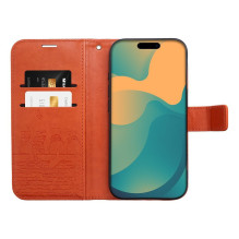 MEZZO Book case for IPHONE 17 PRO MAX cats brown MEZZO Book case for IPHONE 17 PRO MAX cats brown