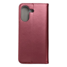 Flip case for Xiaomi Redmi 13C 4G / 13C 5G / Poco C65 Smart Magneto burgundy Flip case for Xiaomi Redmi 13C 4G / 13C 5G / Poco C65 Smart Magneto burgundy
