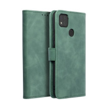 Atverčiamas dėklas Xiaomi Redmi 9C / 9C NFC Tender Book, žalias Atverčiamas dėklas Xiaomi Redmi 9C / 9C NFC Tender Book, žalias