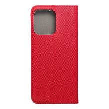 Flip case for Motorola G75 Smart Case Book red