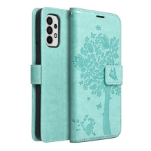 MEZZO Book case for SAMSUNG A32 LTE ( 4G ) tree green