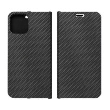 Atverčiamas dėklas, skirtas „Samsung A52 5G / A52 LTE (4G) / A52s 5G Luna Book“, anglies juodumo