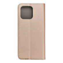 Flip case for Motorola E15 Smart Case Book gold