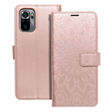 MEZZO Book case for XIAOMI Redmi Note 10 / 10S mandala rose gold MEZZO Book case for XIAOMI Redmi Note 10 / 10S mandala rose gold