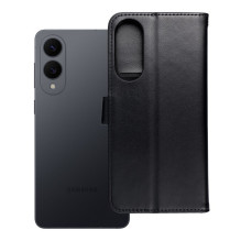 MEZZO knygų dėklas, skirtas SAMSUNG S25 Edge, meškiukas, juodas