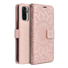 MEZZO Book case for XIAOMI Redmi Note 10 / 10S mandala rose gold MEZZO Book case for XIAOMI Redmi Note 10 / 10S mandala rose gold