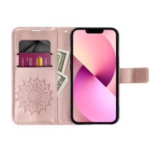 MEZZO Book case for XIAOMI Redmi Note 10 / 10S mandala rose gold MEZZO Book case for XIAOMI Redmi Note 10 / 10S mandala rose gold