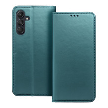 Flip case for Samsung M55 5G Smart Magneto dark green