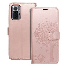 MEZZO dėklas, skirtas XIAOMI Redmi Note 10 Pro, rožinio aukso spalvos, medis MEZZO dėklas, skirtas XIAOMI Redmi Note 10 Pro, rožinio aukso spalvos, medis