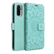 MEZZO Book case for XIAOMI Redmi Note 10 Pro mandala green MEZZO Book case for XIAOMI Redmi Note 10 Pro mandala green