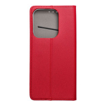 Išmanusis dėklas, skirtas XIAOMI Redmi 15c, raudonas Išmanusis dėklas, skirtas XIAOMI Redmi 15c, raudonas