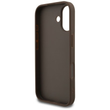 GUESS dėklas, skirtas IPHONE 17 GUHCP17SG4GFBR (PU 4G Classic), rudas