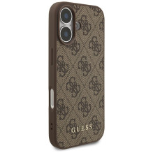 GUESS dėklas, skirtas IPHONE 17 GUHCP17SG4GFBR (PU 4G Classic), rudas